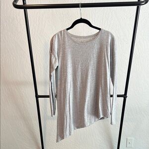 lululemon athletica Light Gray Asymmetrical Tunic